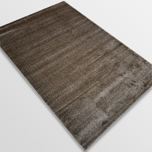 Едноцветен килим - Бела Кафяв