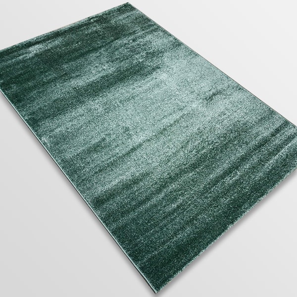 Едноцветен килим - Бела Зелен