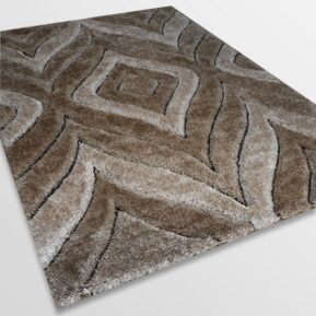 Рошав килим - 3Д Софт Шаги 315 Визон/Бежов