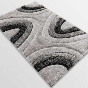 Рошав килим - 3Д Софт Шаги 325 Сив