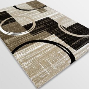 Модерен килим - Ирис 585 Бежов
