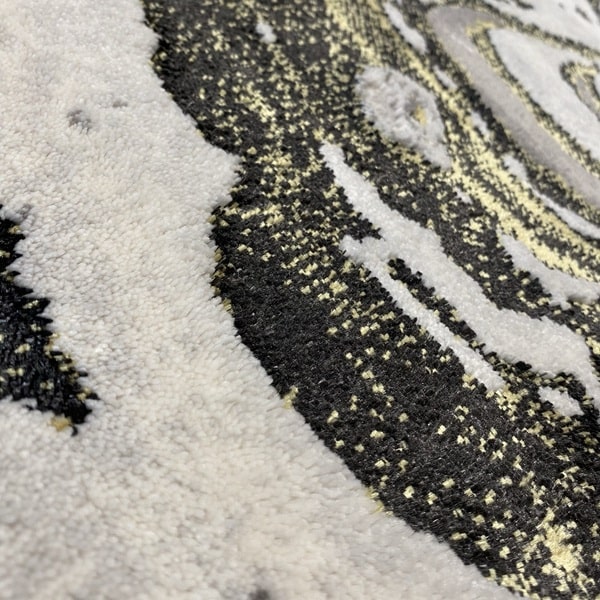 Модерен килим - Алпина 6050 Златен - детайл - 2