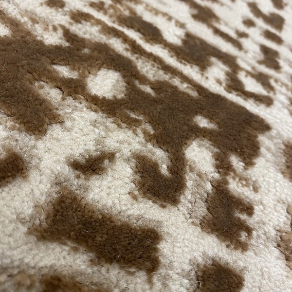 Модерен килим - Лора 8053 Светло Кафяв - детайл - 2