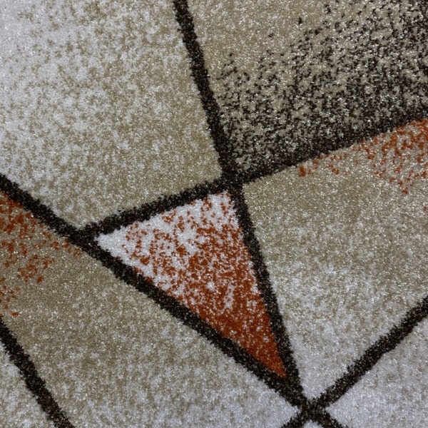 Модерен килим - Прима 17546 Брик - детайл - 1