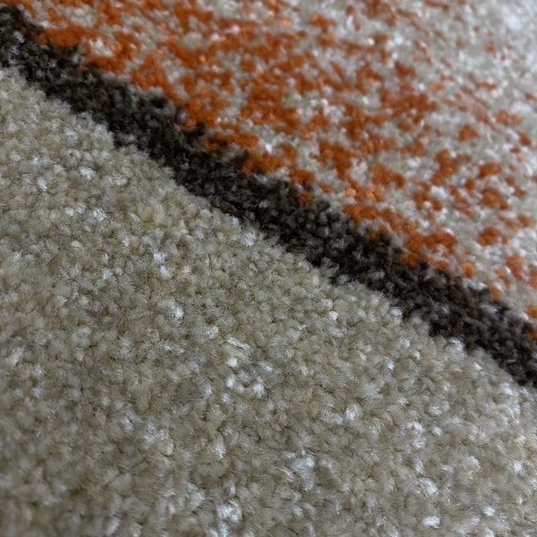 Модерен килим - Прима 17546 Брик - детайл - 2