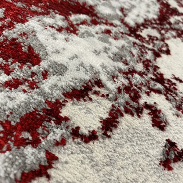 Модерен килим - Алпина 6075 Червен - детайл - 2