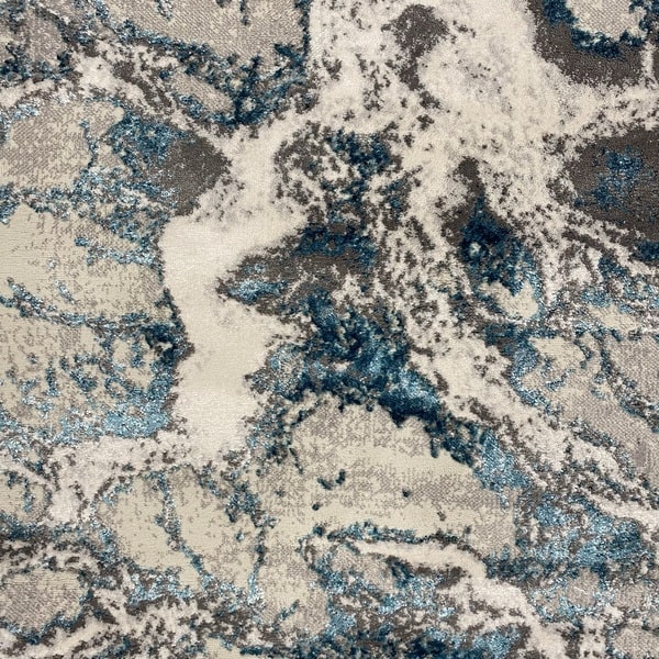 Модерен килим - Алпина 6075 Тюркоаз - детайл - 1