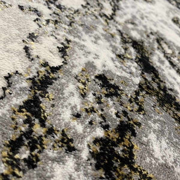 Модерен килим - Алпина 6075 Златен - детайл - 2