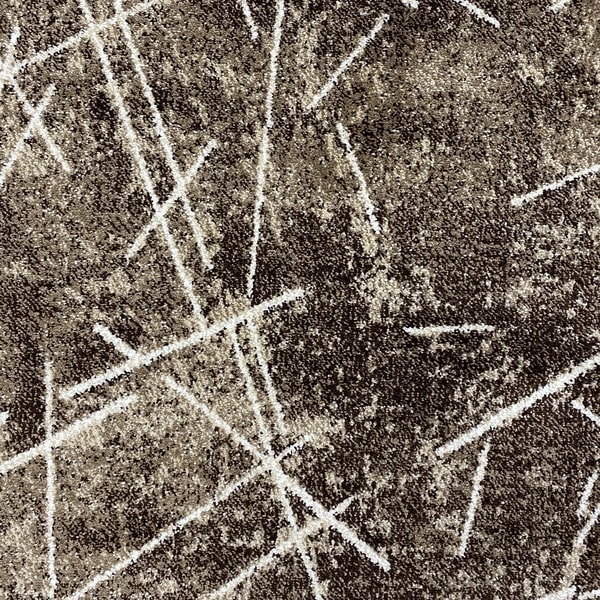 Модерен килим - Ирис 901 Кафяв - детайл - 1