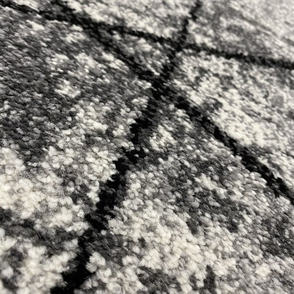 Модерен килим - Ирис 901 Сив - детайл - 2