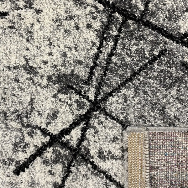 Модерен килим - Ирис 901 Сив - детайл - 3