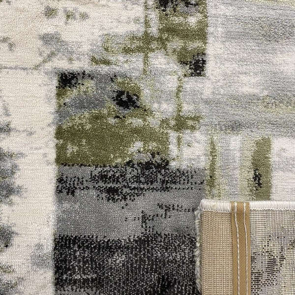 Модерен килим – Неон 6603 Зелен - детайл - 3