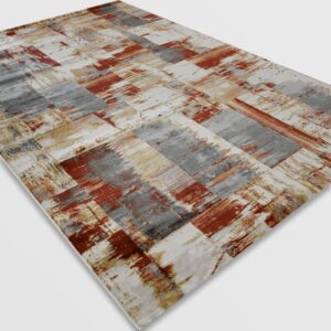 Модерен килим - Неон 6603 Златен