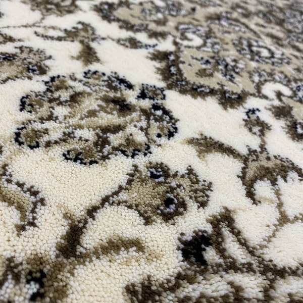 Класически килим – Класик 1175 Крем/Кафяв - детайл - 2