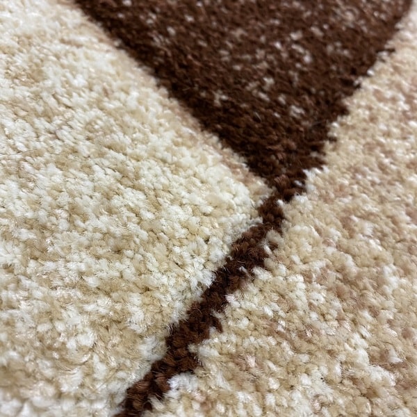 Модерен килим - Дрийм 7840 Кафяв - детайл - 2