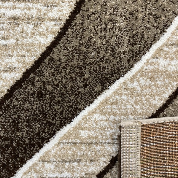 Модерен килим - Ирис 582 Бежов - детайл - 3