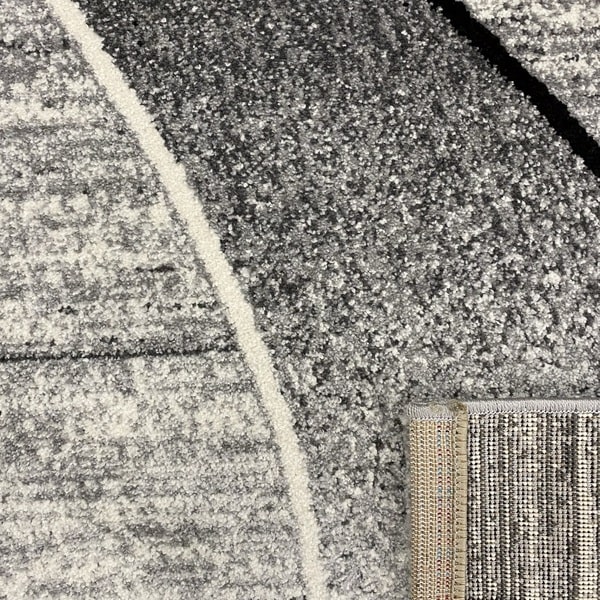 Модерен килим - Ирис 582 Сив - детайл - 3