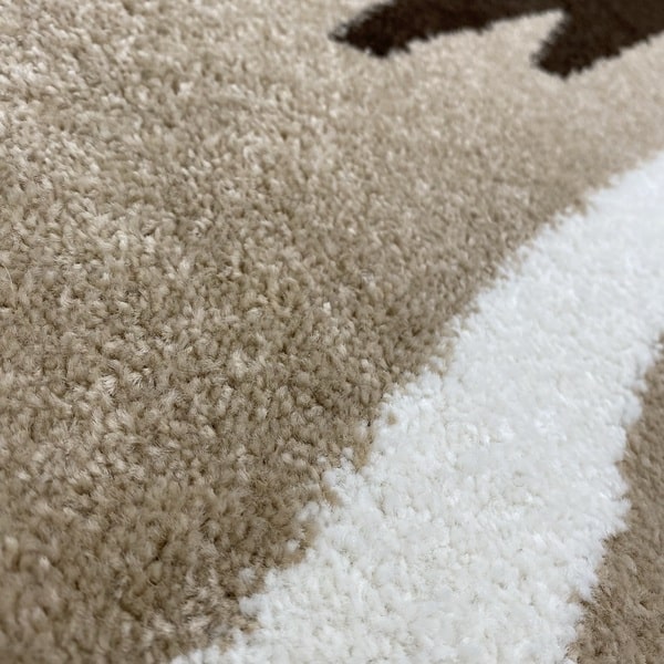 Модерен килим - Ирис 584 Бежов - детайл - 2