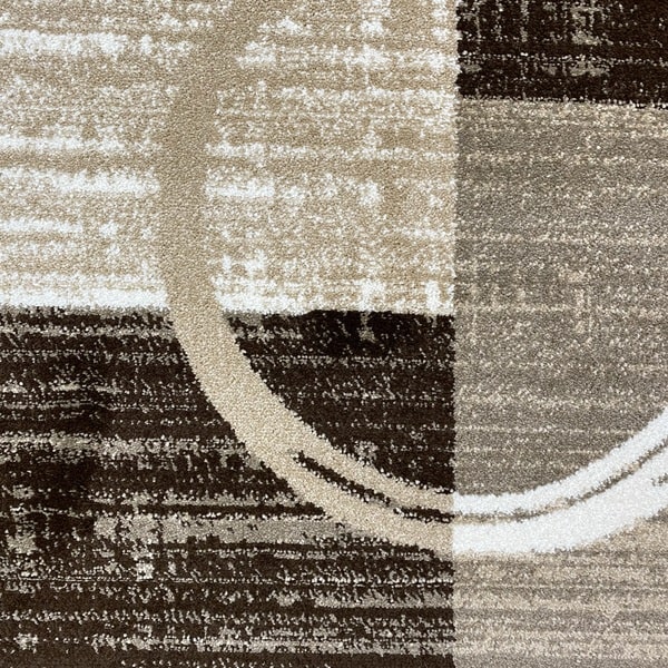 Модерен килим - Ирис 585 Бежов - детайл - 1