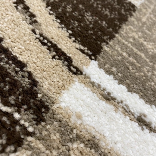 Модерен килим - Ирис 585 Бежов - детайл - 2