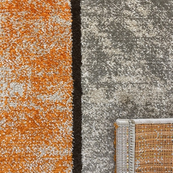 Модерен килим - Ирис 592 Бежов/Оранжев - детайл - 3