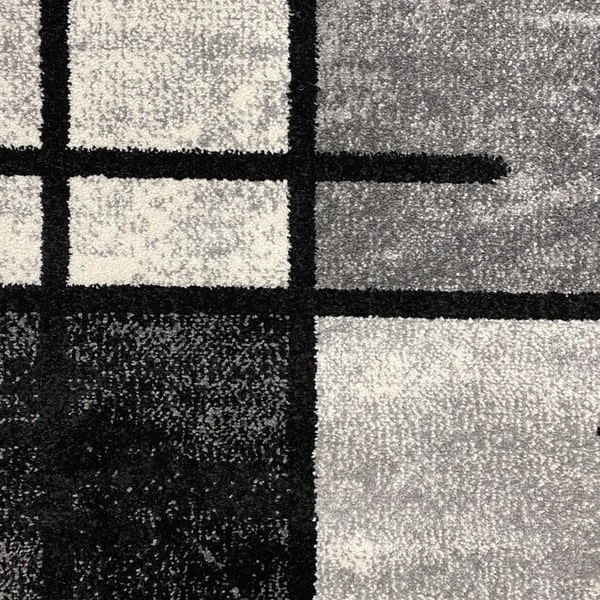 Модерен килим - Ирис 592 Сив - детайл - 1