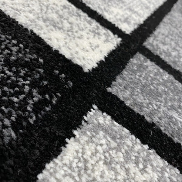 Модерен килим - Ирис 592 Сив - детайл - 2
