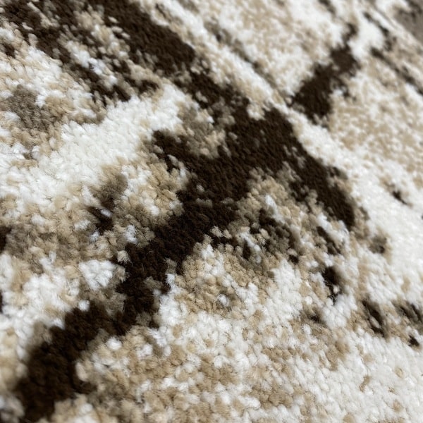 Модерен килим - Ирис 595 Бежов - детайл - 2