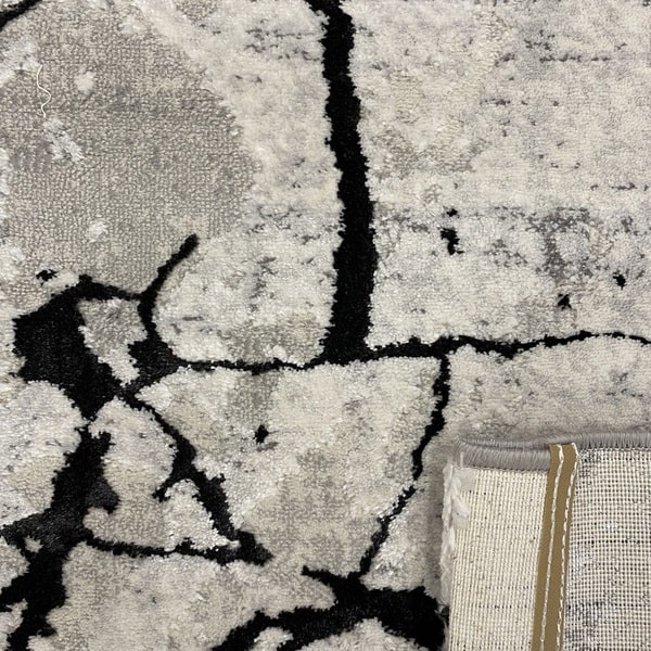 Модерен килим - Алпина 6093 Антрацит - детайл - 3