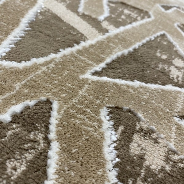 Модерен килим - Корал 5709 Кафяв - детайл - 2