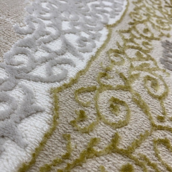 Модерен килим - Лора 827 Бежов - детайл - 2