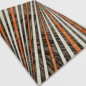 Модерен килим – Ирис 267 Бежов/Оранжев