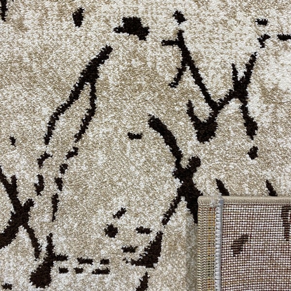 Модерен килим – Ирис 268 Бежов- детайл - 3