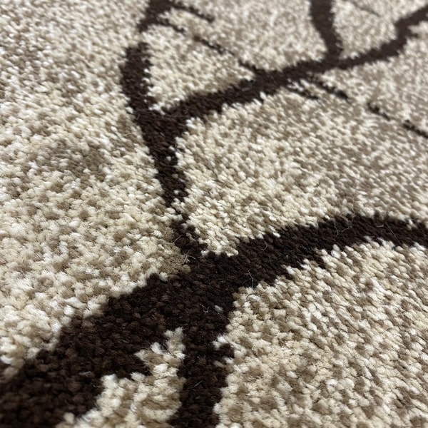Модерен килим – Ирис 268 Кафяв - детайл - 2