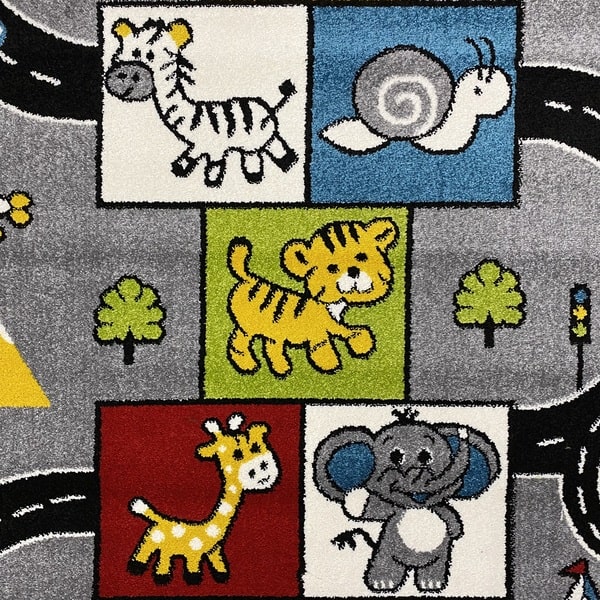 Детски килим – Найс 271 Сив - детайл - 1