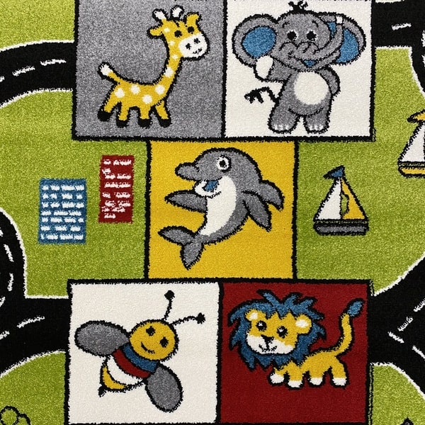 Детски килим – Найс 271 Зелен - детайл - 1