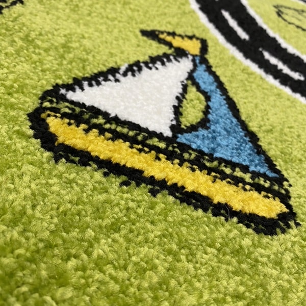 Детски килим – Найс 271 Зелен - детайл - 2