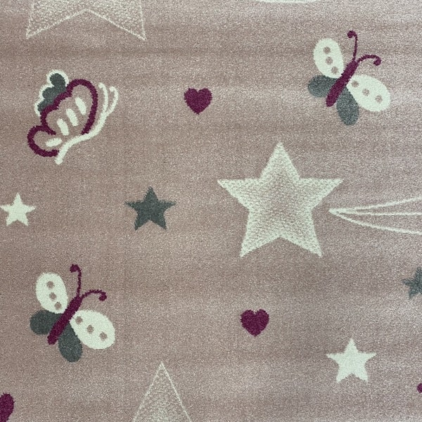 Детски килим – Найс 281 Розов - детайл - 1