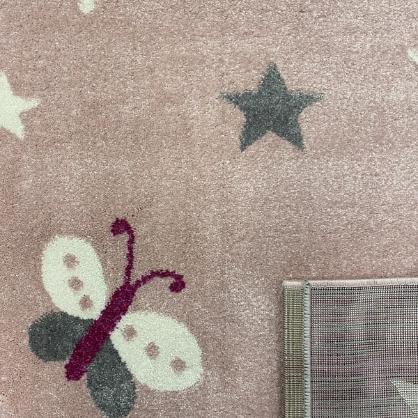 Детски килим – Найс 281 Розов - детайл - 3
