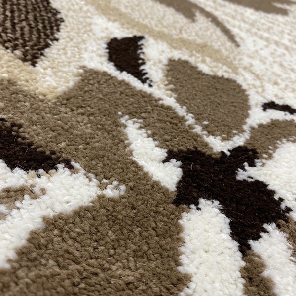 Модерен килим – Ирис 287 Бежов - детайл - 2