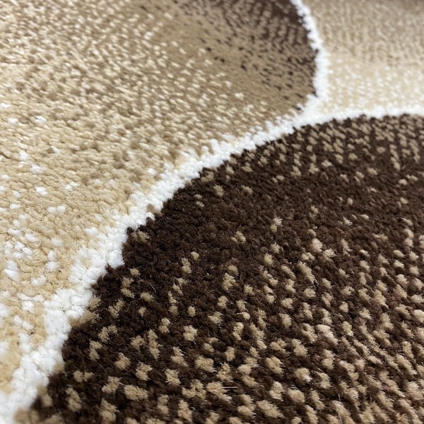Модерен килим – Ирис 293 Бежов - детайл - 2