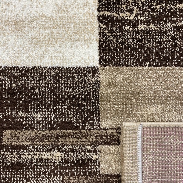 Модерен килим – Ирис 976 Бежов - детайл - 3