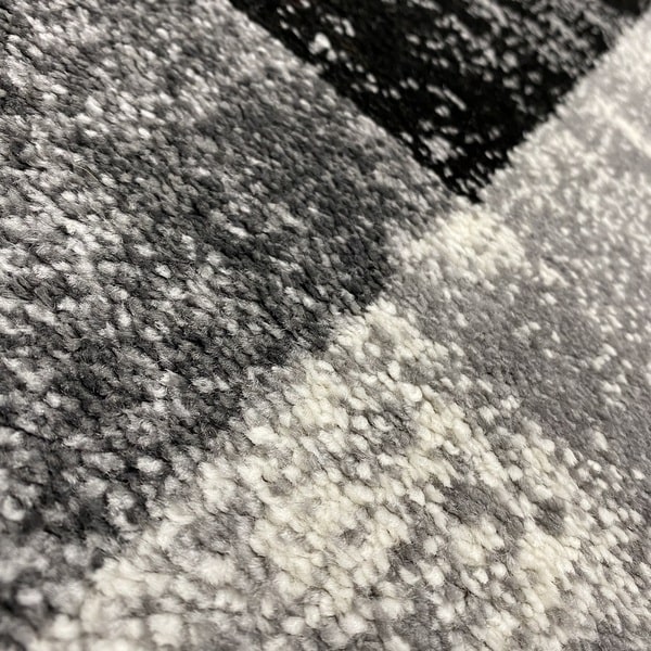 Модерен килим – Ирис 976 Сив - детайл - 2