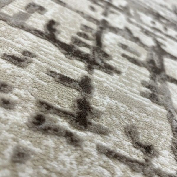 Модерен килим - Лора 7416 Бежов - детайл - 2