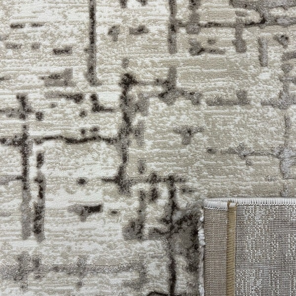 Модерен килим - Лора 7416 Бежов - детайл - 3