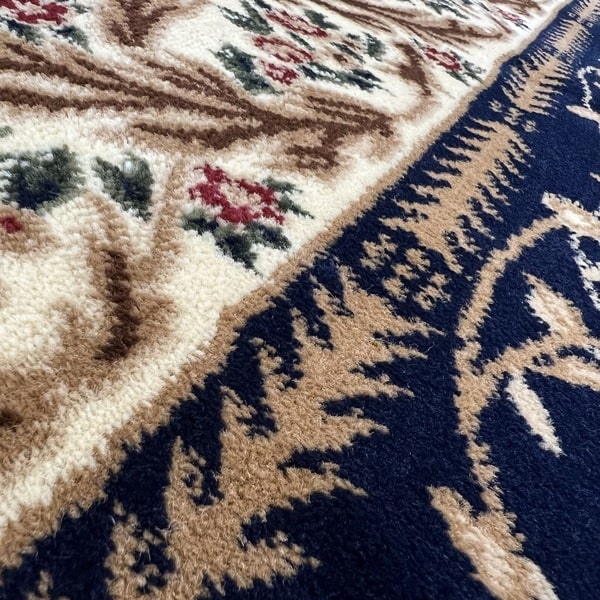 Класически килим – Корона 1878 Син - детайл - 2