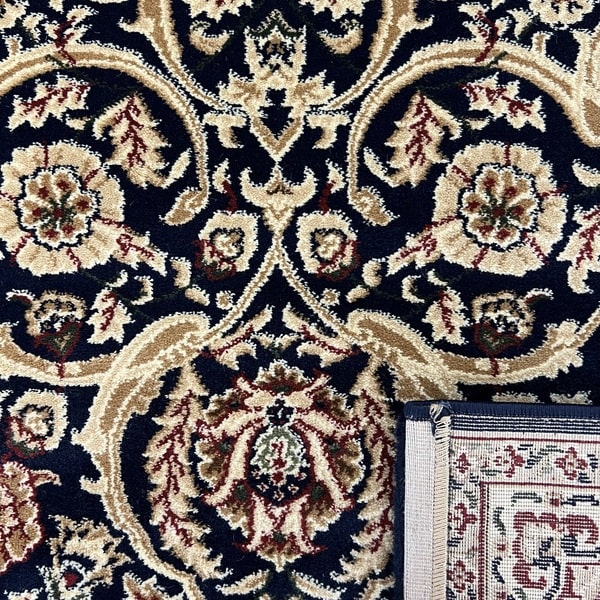 Класически килим – Корона 867 Син - детайл - 3