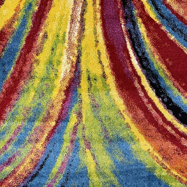 Модерен килим - Ирис 291 Цветен - детайл - 1