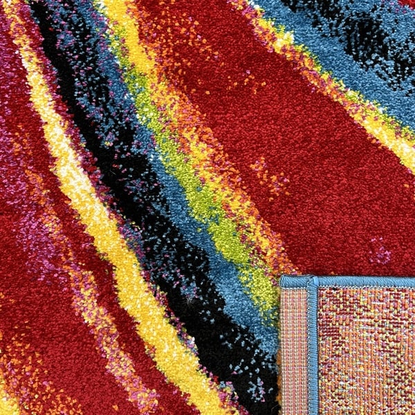 Модерен килим - Ирис 291 Цветен - детайл - 3