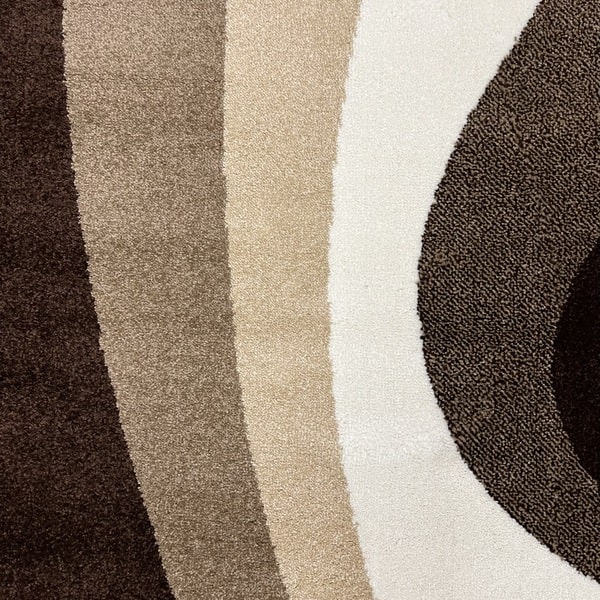 Модерен килим - Ирис 295 Бежов - детайл - 1